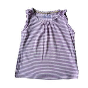 Mini Boden Lavender Striped Tank Top